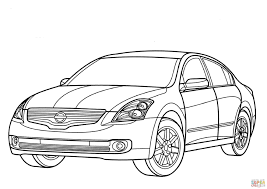 Nissan Altima Hybrid Coloring Page Free Printable Coloring Pages Nissan Nissan Altima