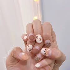 Paws And Animals Fall Nail Art Designs Fall Nail Art Animal Nails