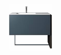 But if you're considering a vanity that does, here are some photos that will provide plenty of design inspiration! Mo Do Bathroom Vanity 41 Matte Blue Lacquered Secretbathstore