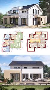 Einfamilienhaus Neubau Modern Mit Satteldach Bauen Haus Ideen Innen Ausse In 2020 European Architecture Design Modern Architecture House Modern Architecture Design