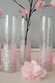 Don't get your tinsel in a tangle! 50 Clear Glass Vase Ideas Clear Glass Vases Centerpieces Wedding Centerpieces