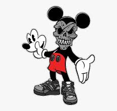 Mickey mouse is a funny animal cartoon character and the mascot of the walt disney company. Camisetas De Caveira Do Mickey Clipart Png Download Mickey Mouse Wallpaper Dead Transparent Png Transparent Png Image Pngitem