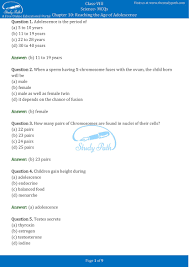 Maybe you would like to learn more about one of these? Class 8 Science Chapter 10 Reaching The Age Of Adolescence Mcq With Answers