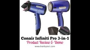 Infiniti pro by conair® hair designer dryer review, showing how it works, you can read more at. Conair Infiniti Pro 3 In 1 Product Review Demo Youtube