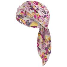 Bright Flower Garden Turban by Christine Headwear --> Shop Hats, Beanies &  Caps online ▷ Hatshopping