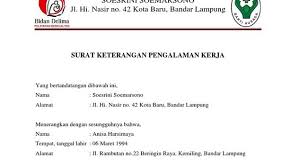 Dengan dibuat surat permohonan tersebut, diharapkan donatur memberikan sejumlah dana yang dikolektifkan oleh panitia agar pembangunan tersebut bisa berjalan lancar. 10 Format Baru Contoh Surat Pengalaman Kerja Yang Baik Materismk Materi Pelajaran Anak Smk