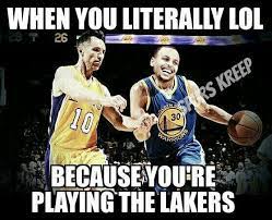 That said, i don't want to jump the. Nba Meme Team On Twitter Lakers Fans And Warriors Players Earlier This Week Http T Co Uhl0r6irrg