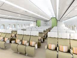 Interior View Of Airbus A350 Airline Seating Xwb Extra Wide Body Airbus History Pictures Airline Seats