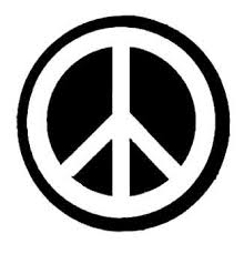 Black And White Peace Sign Clipart Peace Sign So This Is Goodbye Black And White Stickers Peace Peace Symbol