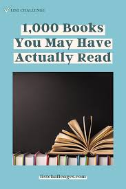 1000 Books You May Have Actually Read In 2020 Books Book Worth Reading The Book Thief