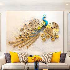 Tiden för ditt föremål att resa från vårt lager till din destination. Fashion Peacock Wall Clock Home Decor Wall Watch Modern Design Living Room Bedroom Silent Clock Wall Metal Digital Wall Clocks Wall Clocks Aliexpress