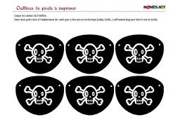 Oeillere De Pirate A Imprimer Deguisement A Fabriquer Anniversaire Pirate Pirate