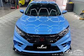 The car brings 47 litres fuel capacity with fuel consumption around 5.8 liters per 100 km for variants with 1.5l vtec turbo engine. Cl Sv 23 Super Gloss Crystal Turquoise Blue Wrap Car Black Matt For Honda Malacca Malaysia Sino Vinyl