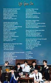 Bts Life Goes On Lyrics Di 2021 Kutipan Lirik Lirik Lagu Lirik