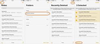 This album will present all the photos deleted within 30 days. 4 Simple Ways To Recover Deleted Notes From Iphone Or Ipad Fucosoft