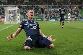 Official website/offizielle homepage — besart berisha (melbourne victory — albania): Besart Berisha Celebrates His Goal For Melbourne Victory Against Newcastle Abc News Australian Broadcasting Corporation