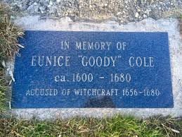 Eunice "Goody" Cole Memorial Stone