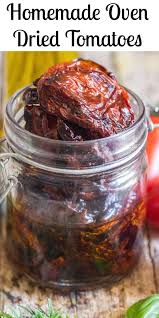 Oven Dried Tomatoes How To Make Homemade Oven Dried Tomatoes Delicious And Easy Tossed With Oli Oven Dried Tomatoes Dried Tomatoes Seasonal Vegetables Recipe