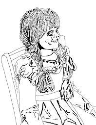 Large updated collection of 200 pieces. Annabelle Doll Drawing Easy Clip Art Library Free Coloring Library