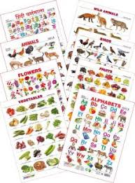 Spectrum Set Of 5 Educational Wall Charts Colours Shapes