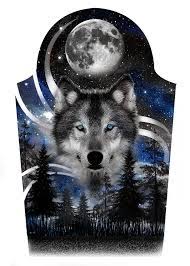 Wolf Moon Night Stars Sky Forest Half Sleeve Tattoo Design Designer Andrija Protic Half Sleeve Tattoo Sleeve Tattoos Half Sleeve Tattoos Designs
