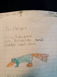 The Class Was Asked To Create A Haiku Poem Funny Haiku Platypus Haiku