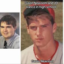 The Dark Past of JD Vance and Gavin Newsom's High School Era