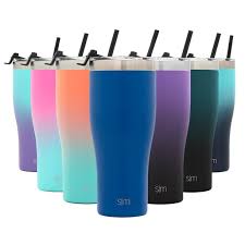 *price includes the custom engraving of either one monogram or one name*. Simple Modern 32oz Slim Cruiser Tumbler With Straw Closing Lid Travel Mug Gift Double Wall Vacuum Insulated 18 8 Stainless Steel Water Bottle Twilight Walmart Com Walmart Com