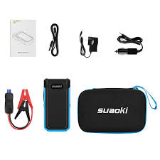 Suaoki 12v 800a Peak Car Jump Starter 20000mah With Rechargeable Battery Booster And Charger Orange