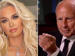 Reality TV star Erika Jayne's ex Tom Girardi sports black eye during first  public outing since split - 9Celebrity