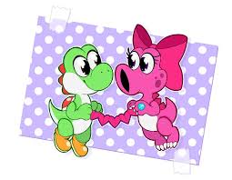 Yoshi y Birdo Kawaii