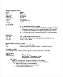 This manager job description identifies the basics needed to perform a management role. Financial Manager Cv Doc June 2021