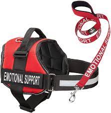 Buy Emotional Support Dog Vest Harness With Reflective Straps And Matching Esa Leash Set Esa Dog Vest In 7 Adjustable Sizes Vests For Working Dogs Online In Vietnam B00uvnfe48