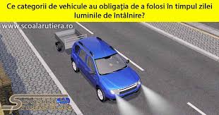 Chestionare Auto Ce Categorii De Vehicule Au Obligaţia De A Folosi In Timpul Zilei Luminile De Intalnire