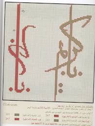 Yesterday, on my bahasa indonesia blog i had a special visitor who left his trace on the shoutbox. 170 Cross Stitch Arabic Ideas Cross Stitch Stitch Cross Stitch Letters