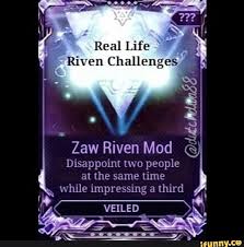 Riven mods are unique as they can be for any one weapon, have a wide variety of stats and make some weapons insanely powerful. How To Trade Riven Mods Unbrick Id