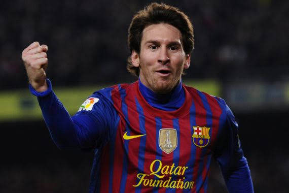 Messi Celebrating