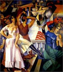 L Escale 1913 Huile Sur Toile 202 X 180 Andre Lhote 1885 1962 Art Cubiste Les Arts Peintre Cubiste