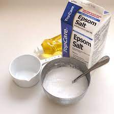 Attack Hard Water Stains With An Epsom Salts Scrub Hard Water Stains Cleaning Hacks Hard Water