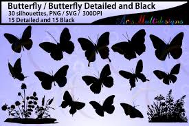 Free Free 133 Silhouette Flower Butterfly Svg SVG PNG EPS DXF File