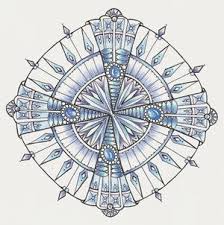 There are more than a million ways an artwork can be made! Diamonds And Ice Mandala Coloring Page Favecrafts Com