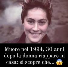 😱 Muore nel 94, 30 anni dopo la donna riappare e si scopre che...Altro...