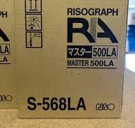 Genuine Risograph S-568LA Thermal Masters - RC / RA Series