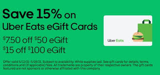 Get your digital card at dundle (gb), and receive your code 24/7 instantly by email. Expired Kroger Online Save 15 On 50 100 Uber Eats Gift Cards Limit 1 Per Denomination Gc Galore