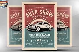 Old Classic Car Show Flyer Template By Flyerheroes On Creativemarket Flyer Flyer And Poster Design Flyer Template
