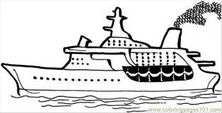 You can use our amazing online tool to color and edit the following cruise coloring pages. Cruise On The Sea Coloring Page For Kids Free Water Transport Printable Coloring Pages Online For Kids Coloringpages101 Com Coloring Pages For Kids