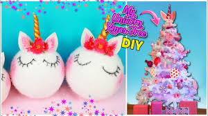 This wire topper can be personalised to read anything from your family name or any other festive term, like merry christmas or jingle bells or whatever takes your fancy. Fabulous Diy Unicorn Xmas Tree I Made My Own Ornaments For The Christmas Tree Youtube