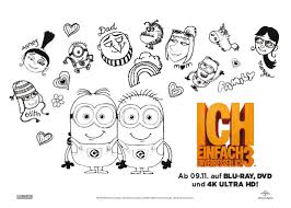 Die 21 Besten Bilder Zu Ausmalbilder Minions 3