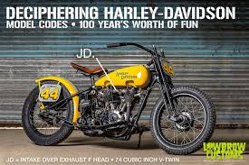 Deciphering Harley Davidson Model Codes 100 Years Worth Of