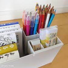 無印良品のポリプロピレンファイルボックス用ポケット 種類と収納アイデア muji storage ideas 収納 アイデア ファイルボックス デスクトップ収納